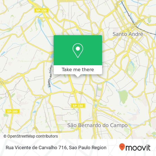 Rua Vicente de Carvalho  716 map