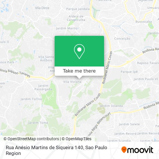 Rua Anésio Martins de Siqueira 140 map