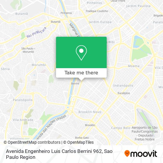Mapa Avenida Engenheiro Luis Carlos Berrini 962