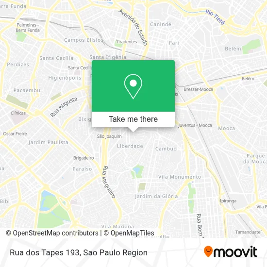 Rua dos Tapes  193 map