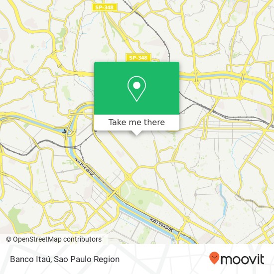 Banco Itaú map