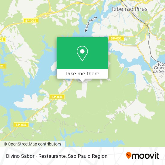 Mapa Divino Sabor - Restaurante