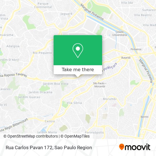 Rua Carlos Pavan 172 map
