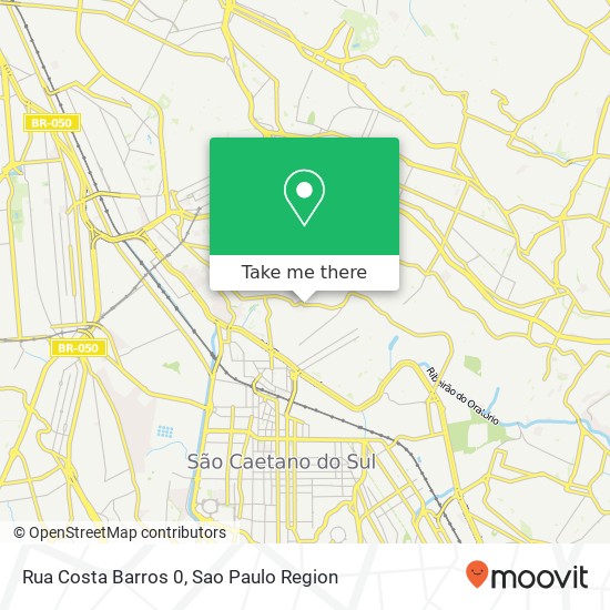 Mapa Rua Costa Barros 0