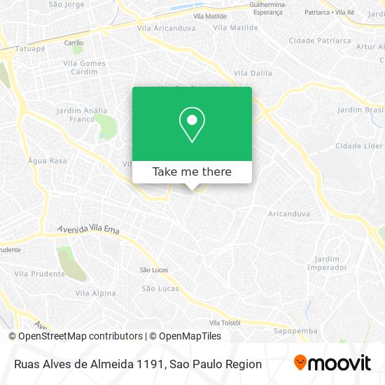 Ruas Alves de Almeida  1191 map