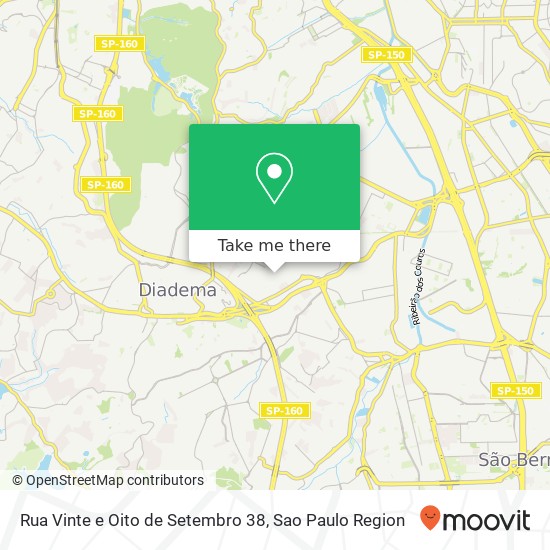 Rua Vinte e Oito de Setembro 38 map