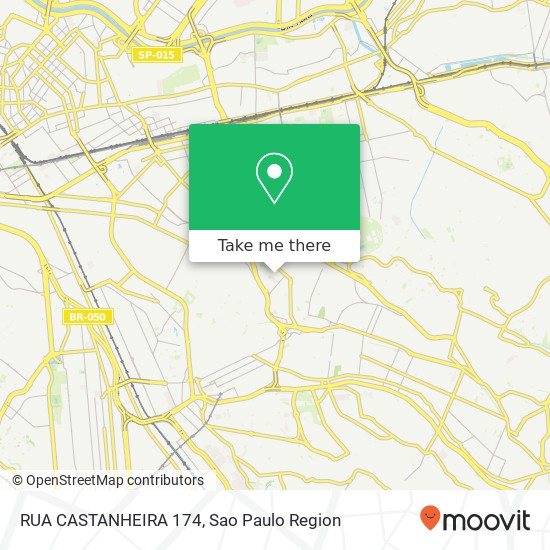 RUA CASTANHEIRA 174 map