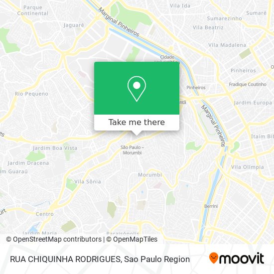 Mapa RUA CHIQUINHA RODRIGUES