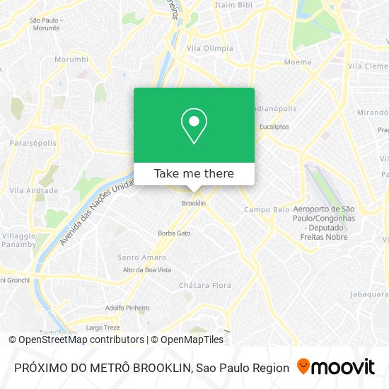 PRÓXIMO DO METRÔ BROOKLIN map