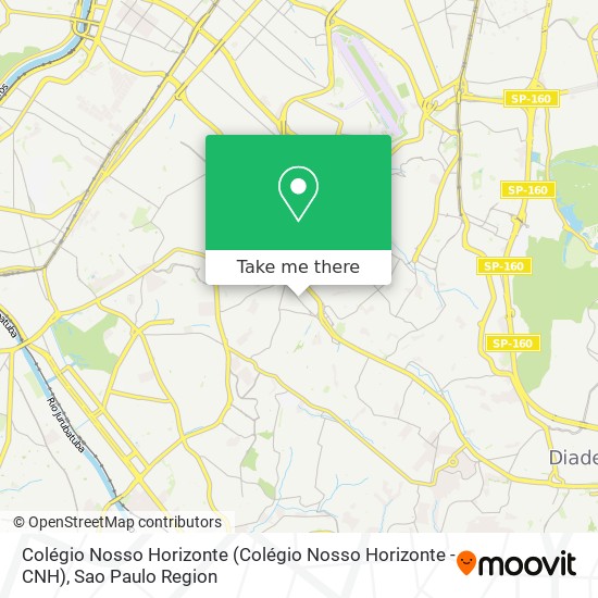 Mapa Colégio Nosso Horizonte