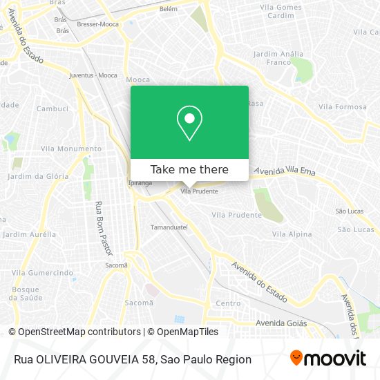 Rua OLIVEIRA GOUVEIA 58 map