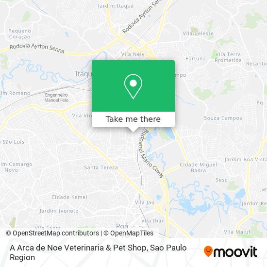 A Arca de Noe Veterinaria & Pet Shop map