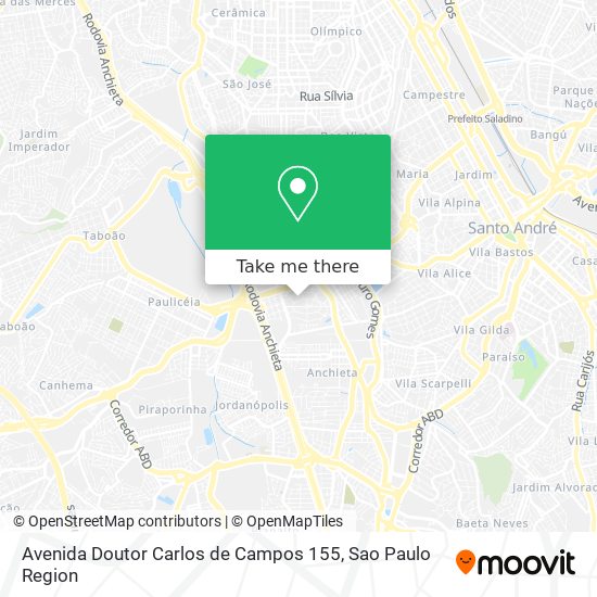 Avenida Doutor Carlos de Campos 155 map