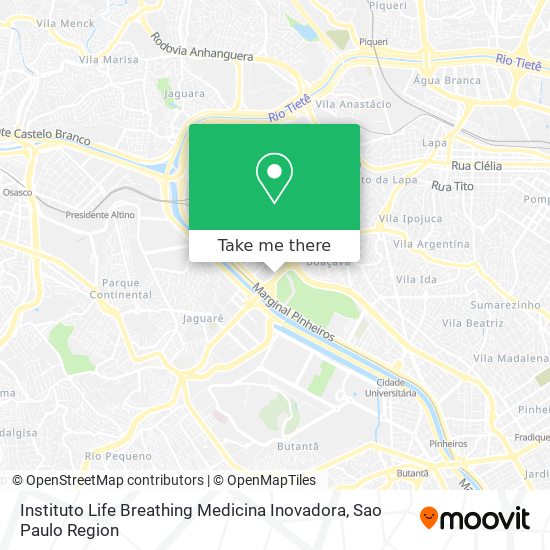 Instituto Life Breathing Medicina Inovadora map