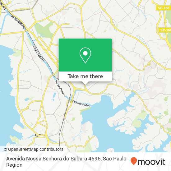 Mapa Avenida Nossa Senhora do Sabará  4595