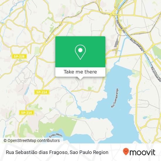 Rua Sebastião dias Fragoso map