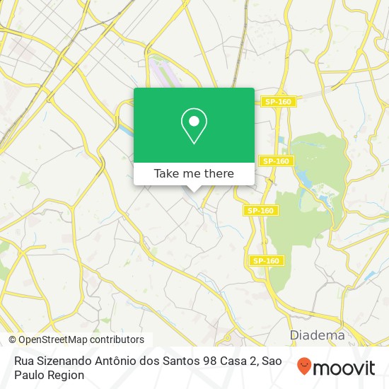 Rua Sizenando Antônio dos Santos 98 Casa 2 map