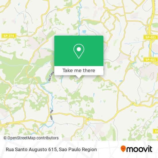 Rua Santo Augusto 615 map