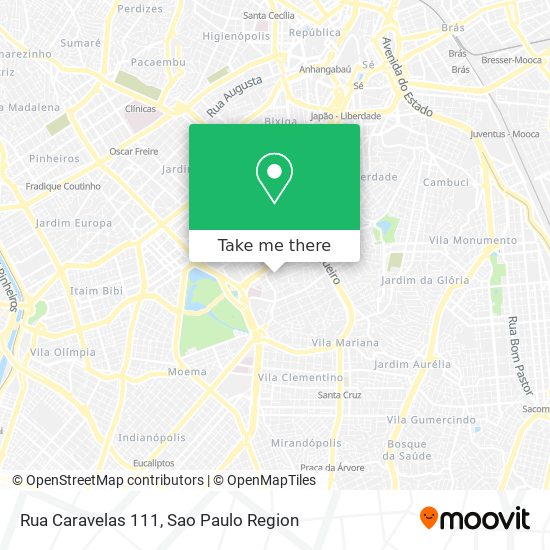 Rua Caravelas 111 map