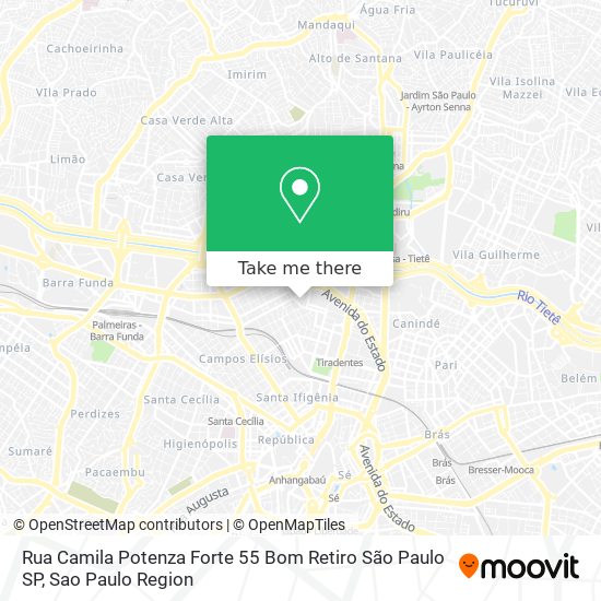 Rua Camila Potenza Forte  55   Bom Retiro   São Paulo   SP map