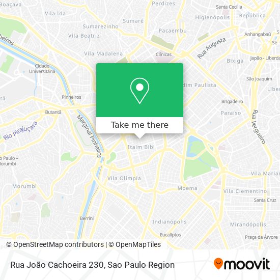 Rua João Cachoeira  230 map