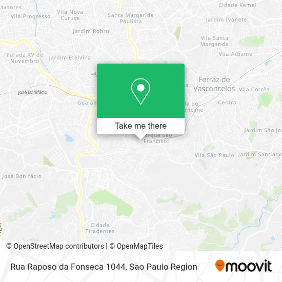 Rua Raposo da Fonseca 1044 map