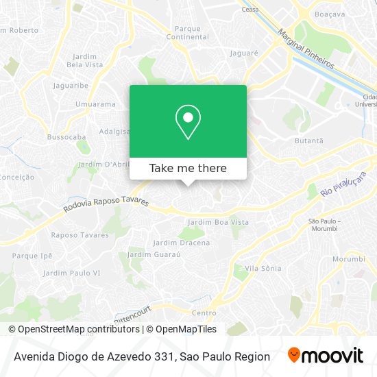 Avenida Diogo de Azevedo 331 map