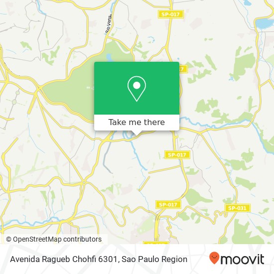 Mapa Avenida Ragueb Chohfi 6301