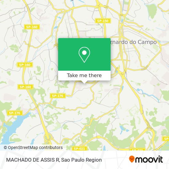 MACHADO DE ASSIS  R map