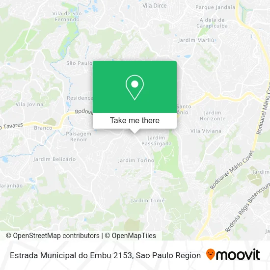 Estrada Municipal do Embu 2153 map