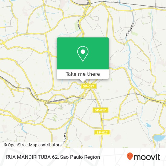 RUA MANDIRITUBA 62 map