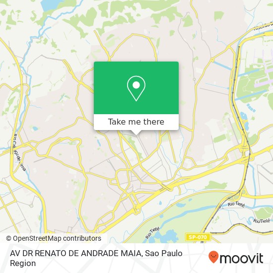 AV  DR  RENATO DE ANDRADE MAIA map