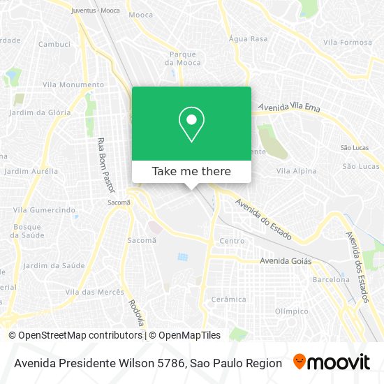 Mapa Avenida Presidente Wilson 5786