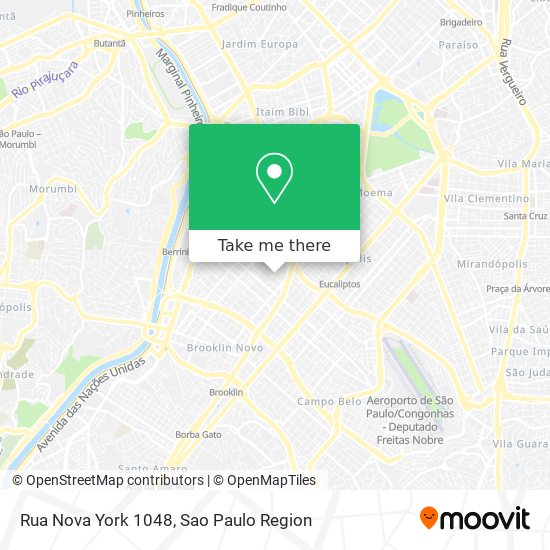 Mapa Rua Nova York 1048