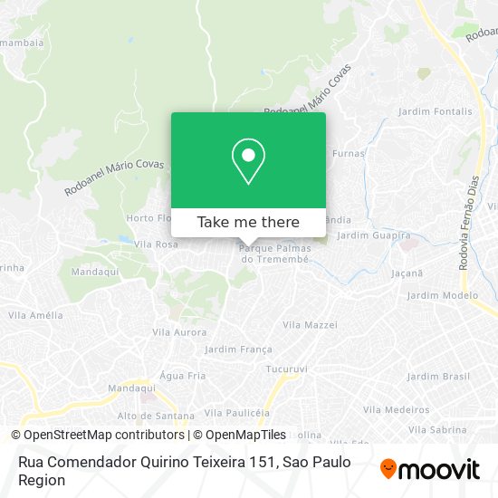 Rua Comendador Quirino Teixeira 151 map