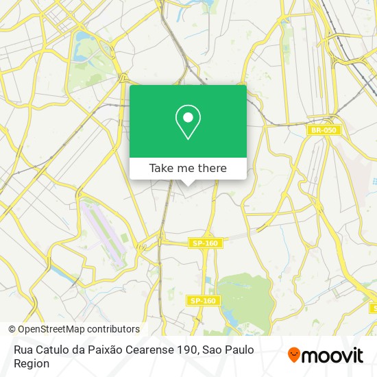 Mapa Rua Catulo da Paixão Cearense 190