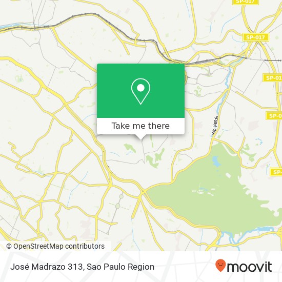José Madrazo 313 map