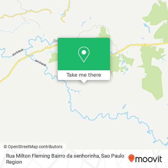 Rua Milton Fleming  Bairro da senhorinha map