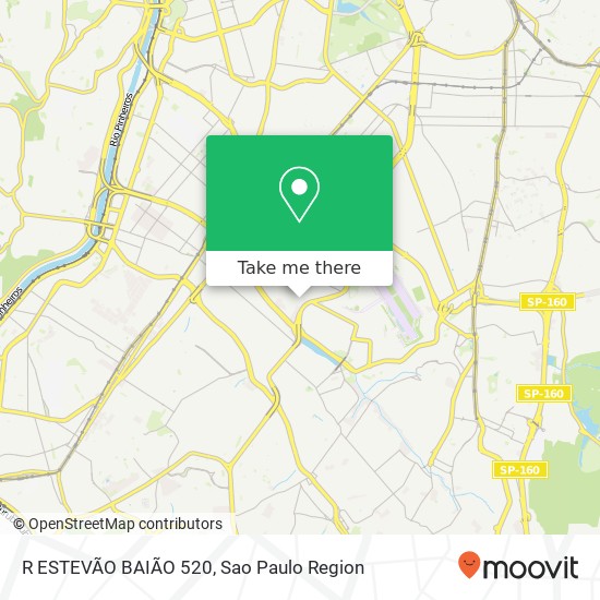 R ESTEVÃO BAIÃO 520 map