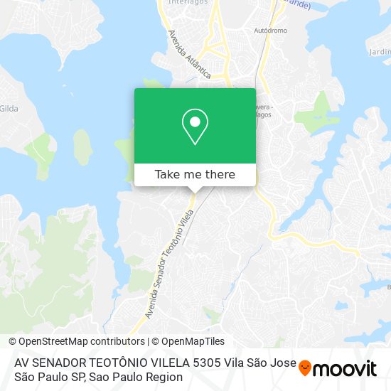 AV SENADOR TEOTÔNIO VILELA  5305   Vila São Jose   São Paulo   SP map