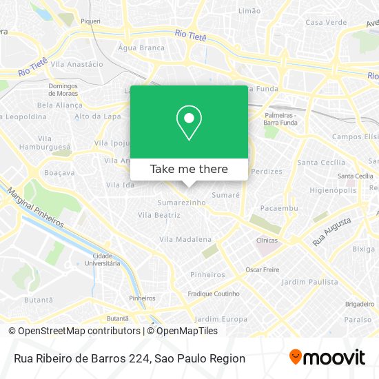 Rua Ribeiro de Barros 224 map