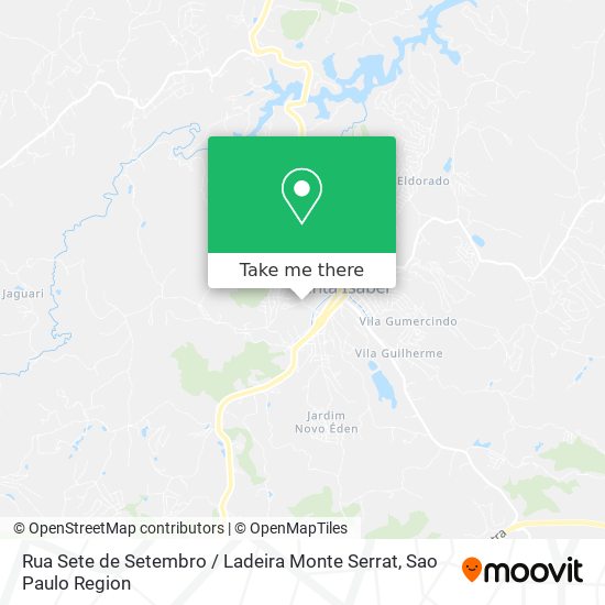 Rua Sete de Setembro / Ladeira Monte Serrat map