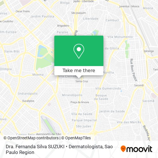 Dra. Fernanda Silva SUZUKI • Dermatologista map