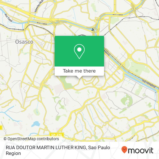 Mapa RUA DOUTOR MARTIN LUTHER KING