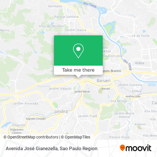 Avenida José Gianezella map