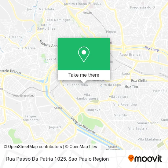 Rua Passo Da Patria 1025 map