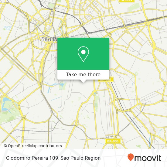 Clodomiro Pereira 109 map