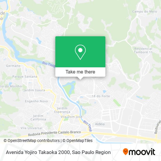 Mapa Avenida Yojiro Takaoka 2000