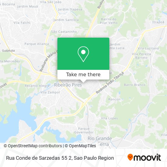 Mapa Rua Conde de Sarzedas 55 2