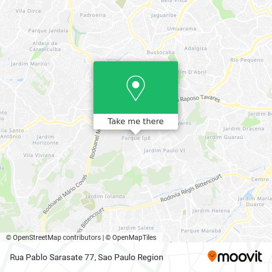 Rua Pablo Sarasate 77 map